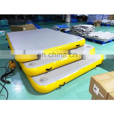 Inflatable Water Platform Inflatable Water Mat Inflatable Yoga Floating Water Mat