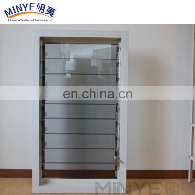 Europe Style Aluminum Louver Window Factory Price of Aluminum Glass Louver Windows