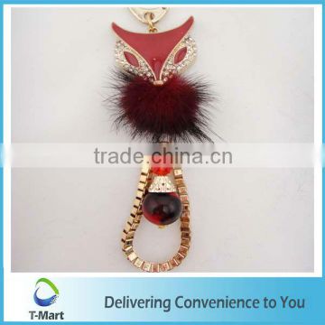 Red Fox Metal Pendant design for key chain, bags, clothings, belts and all decoration
