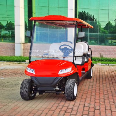 3-row 6-seat battery club car electric golf cart