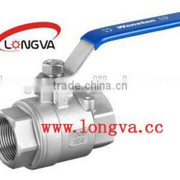 Stainless steel 2 inch 2-pc ball valve