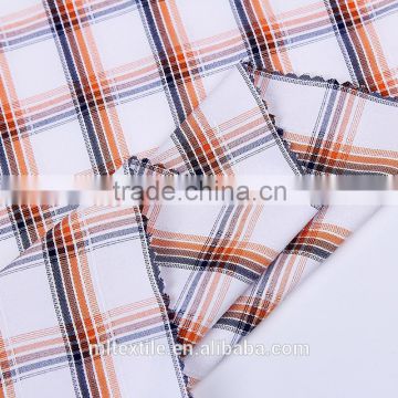 Colored plaid shirt fabric/workwear clothing fabric