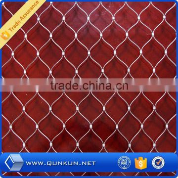 304 stainless steel wire rope mesh for wall decoration