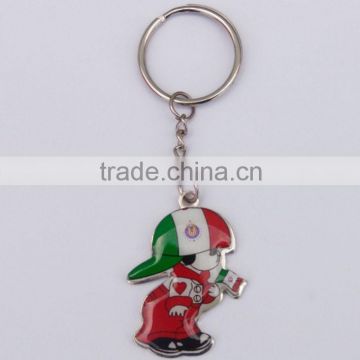 customized cartoon matal epoxy key chain for gifts/