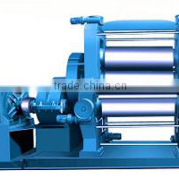 Three roll calender for paper machine