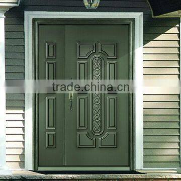 decorative Casting aluminium exterior residential anti-explosion door by Villa