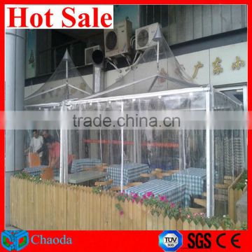 2014 Cheap hot sale CE ,SGS ,TUV cetificited aluminum alloy frame and PVC fabric clear top tents