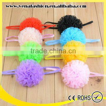 top cheap price carnation flower soft headbands for babies