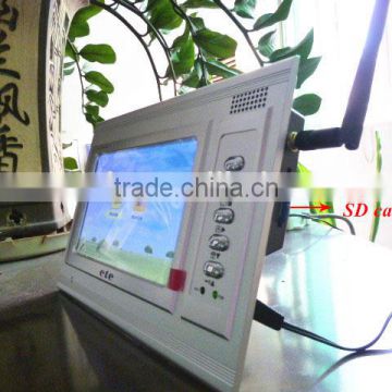 Hot sale 7inch handfree monitor with night vision camera wireless video door phone intercom system