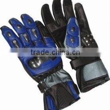 DL-1487 Leather Motorbike Gloves