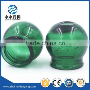 High quality 80ml green cupping glass jar