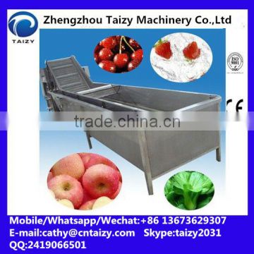 High output bubble washing machine for fruit and vegetable