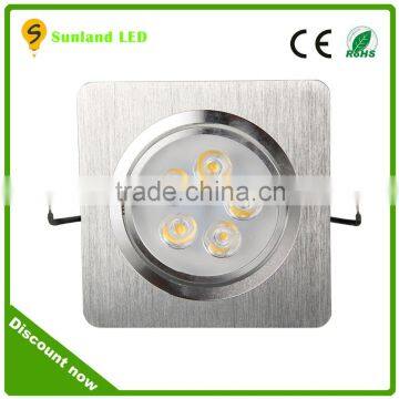 alibaba express hot sale epistar chip super bright Dimmable 9W LED Ceiling Aluminum Down Light square led ceiling down light 9w