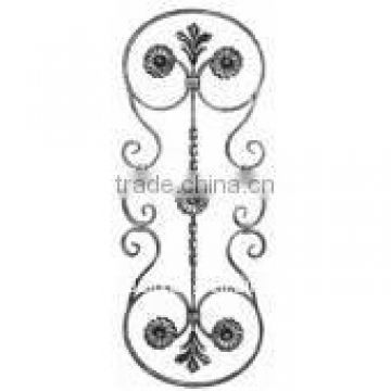 fence or gate wrought iron ornamental rosette