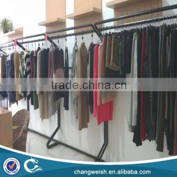 metal clothing display racks for clothes shop