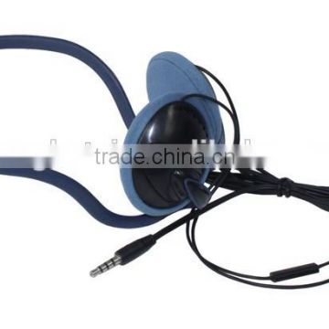 3.5mm connector 30mm speaker wired neckband headphone