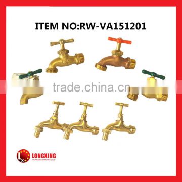 Factory Supply polished brass bibcock for south american market