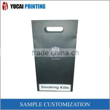 Cigarette paper bag small code black bag