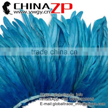 Leading Supplier CHINAZP Wholesale Colored Turquoise Bleached Coque Tails Feathers