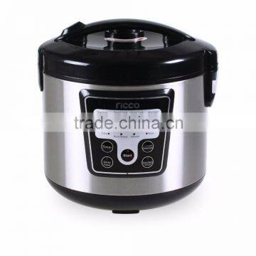 S/S digital rice cooker with multi functions