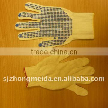 dotted gloves safety
