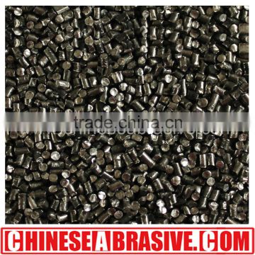 Surface cleaning steel cut wire shot blasting cut wire shot