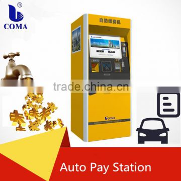 Self-Service pay-on-foot auto payment station /Payment Kiosk support many management system