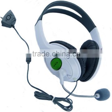 New Wired Headphone With Boom Microphone For Xbox 360