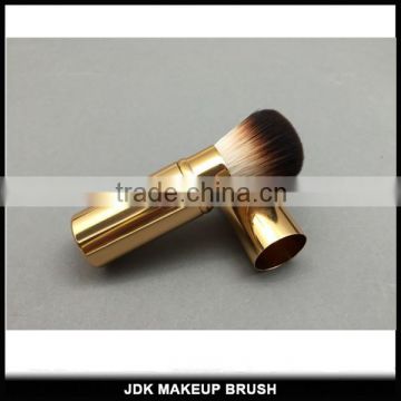 World Brand Gold Retractable Brushes, Portable Beauty Tools Loose Paint Foundation Brush