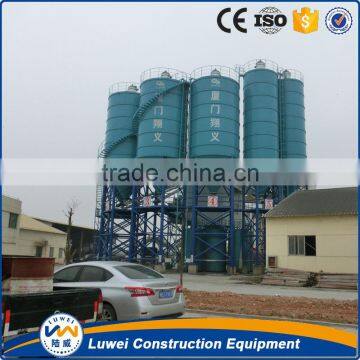 Weld steel powder silo in concrete batching plant