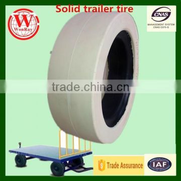 airport luggage trolley wheel semi trailer solid tires 4.00-8 2.00-8
