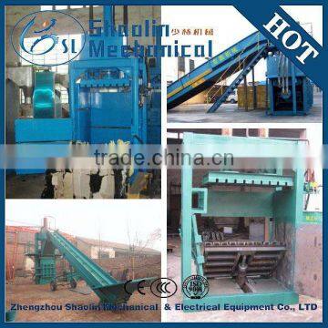 Resource-saving vertical waste paper baling packing machine with high performance