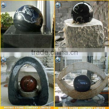 Block Stone Form marble/granite fountain balls