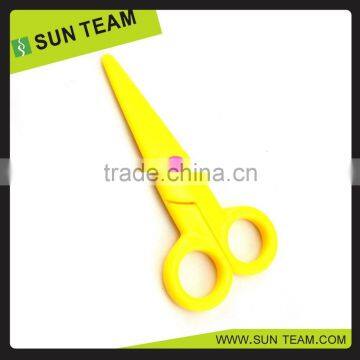 CS013A 5" children safe blunt full plastic scissors