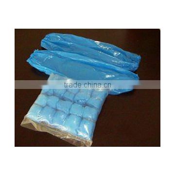 Disposable LDPE arm sleeve covers,Medical Waterproof Sleeve Cover,disposable LDPE sleeve cover with elastic made in China