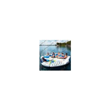 Double Layers Inflatable Water Game Inflatable Water Floating Relax Island