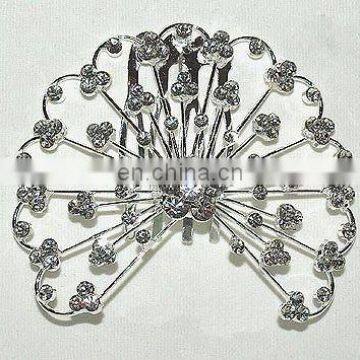 fashion rhinestone bridal hair comb