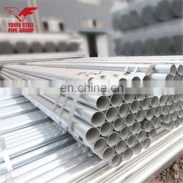 galvanized steel pipe 1/2 schedule 40 gi pipe