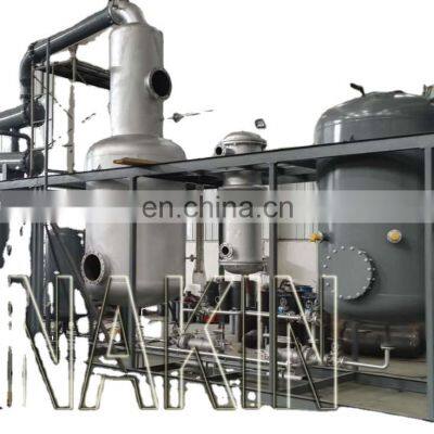 Waste Engine Oil Purification Distill Refinery Plant Machine Clear New Oil