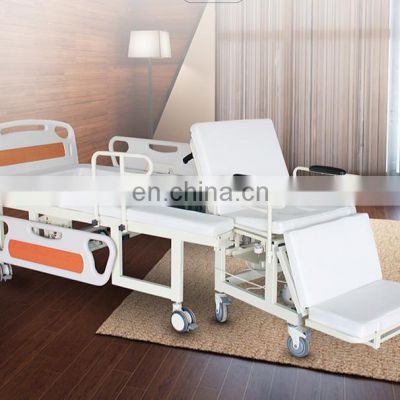 Patients Elderly Electric Hospital Home Nursing Medical Bed With Separate Wheelchair