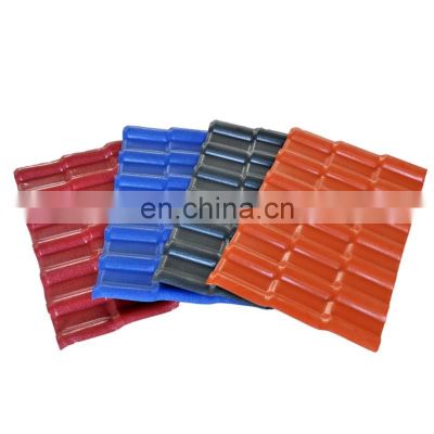 excellent waterproof resin roof sheet PVC UPVC Spanish ASA Synthetic Resin Roof Tiles corrugated plastic sheet for harmhouse