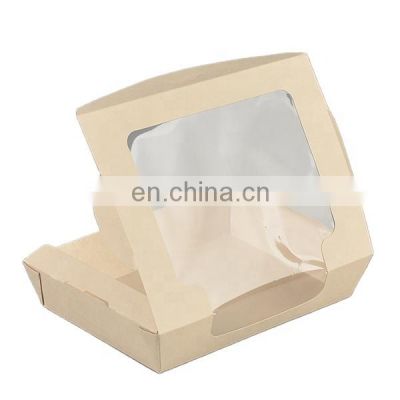 Sunkea Biodegradable bamboo fiber packaging food salad boxes