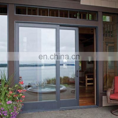 Foshan manufacturer insulated high quality aluminum sliding glass door