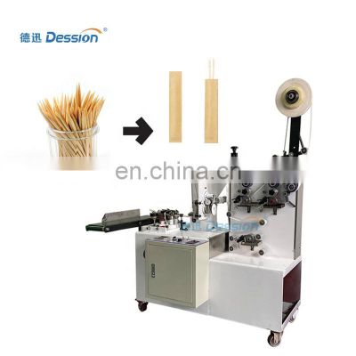 Plastic bag wooden tooth pick packing machine automatic packing machine for toothpick paper bag