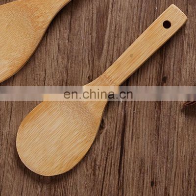 Bamboo Spatula Spoons Durable Biodegradable Kitchen Cooking Natural Bamboo Rice Spoon