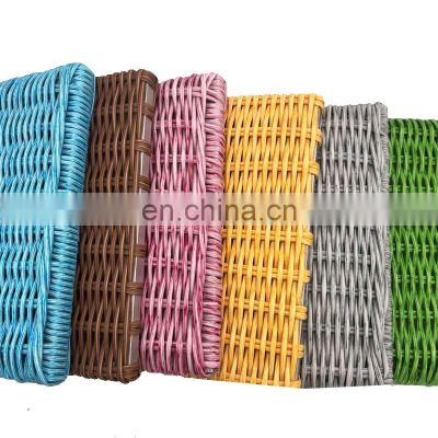 Custom-madeHand-woven  rattan mat  project ceiling decorative plastic rattan mat wallpaper