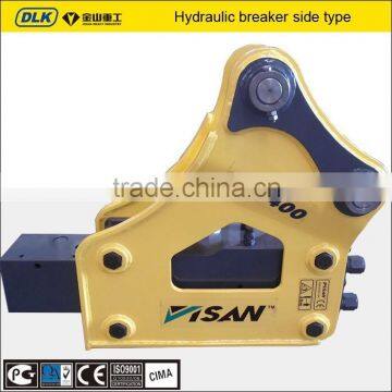 CE approved side type hydraulic jack hammer with chisel 70mm