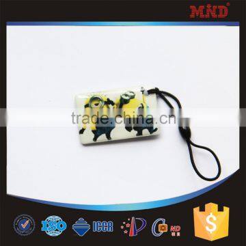 MDT68 Cute Crystal Epoxy RFID Tag/ Epoxy NFC Key Tag/ Epoxy Key Tag