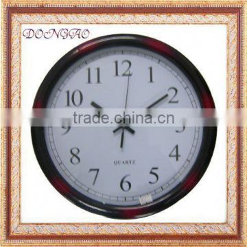 plastic circle wall clock