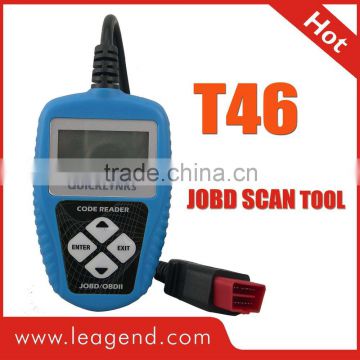 Hot selling OBD2/EOBD JOBD ecu reader car diagnostic tool/auto Scanner T46-View freeze frame data,Updateable online